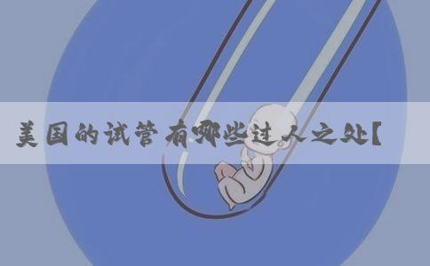 美国的试管有哪些过人之处？