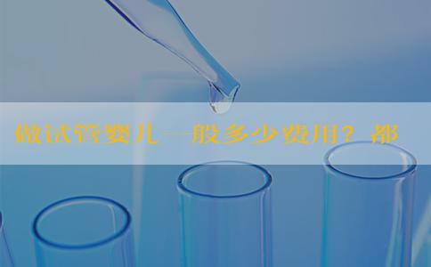 做试管婴儿一般多少费用？都包括哪些费用！