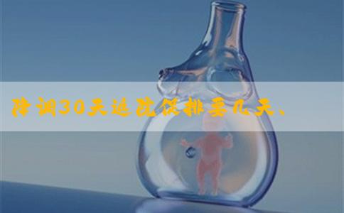 降调30天返院促排要几天、是否直接促全囊括，难孕快看