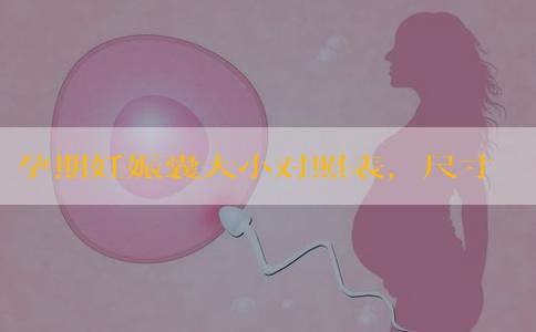 孕期妊娠囊大小对照表，尺寸达到这个标准可见胎心胎芽