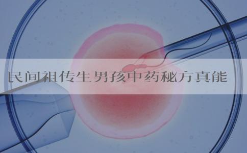民间祖传生男孩中药秘方真能包生男孩吗?