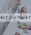 精液ab低于多少不能怀孕？