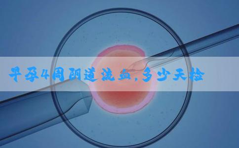 早孕4周阴道流血，多少天检查血hcg或B超更稳妥？