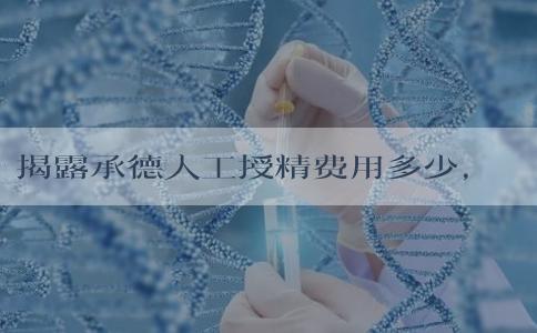 揭露承德人工授精费用多少，四项花费总计不过一万元