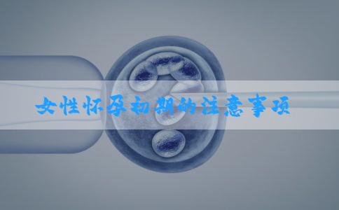 女性怀孕初期的注意事项