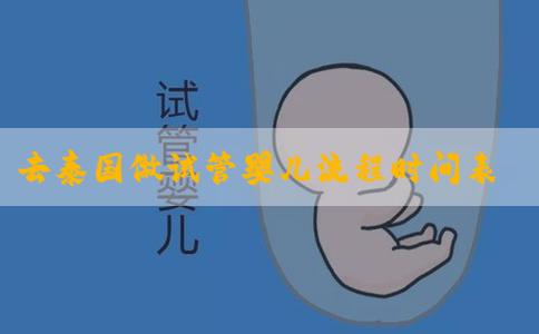 去泰国做试管婴儿流程时间表