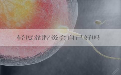 轻度盆腔炎会自己好吗